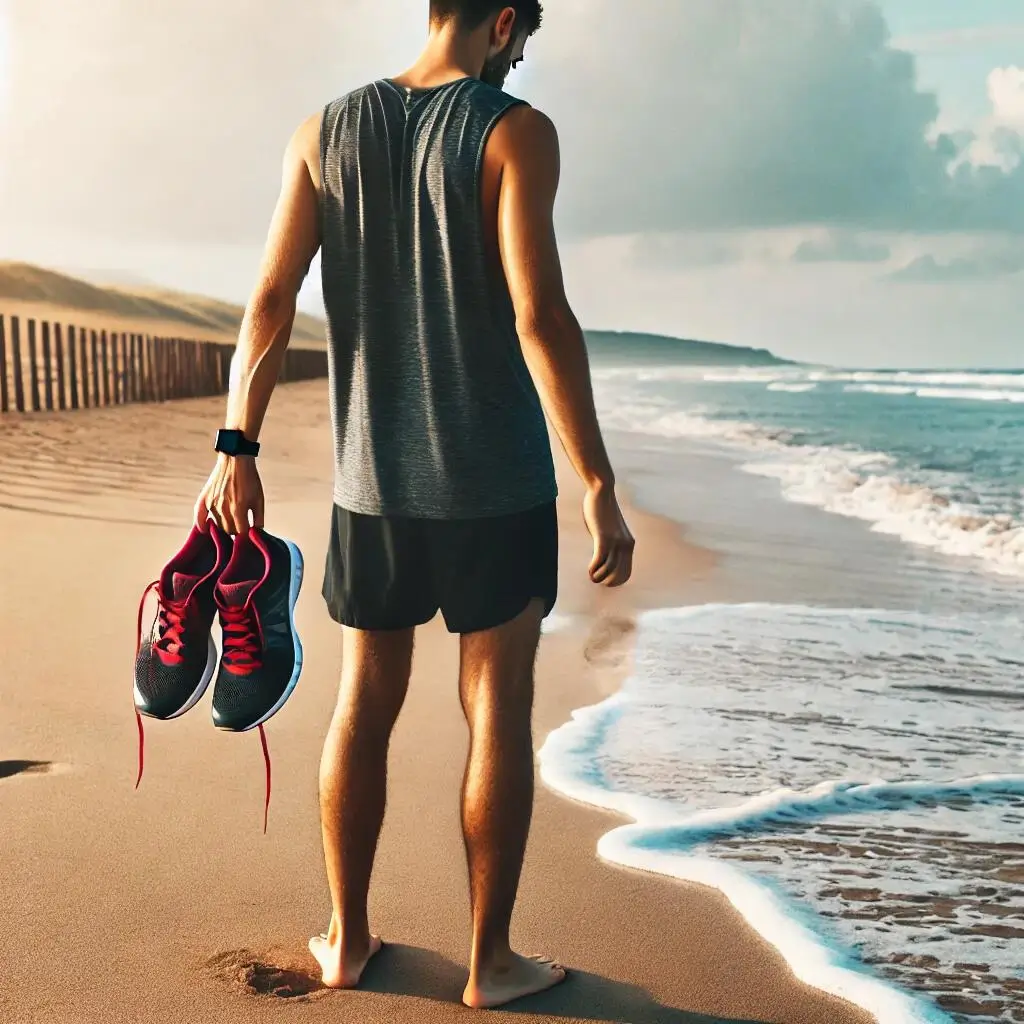 strand-barfuss-oder-turnschuhe-laufen-joggen